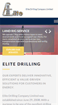 Mobile Screenshot of elite-drilling.com